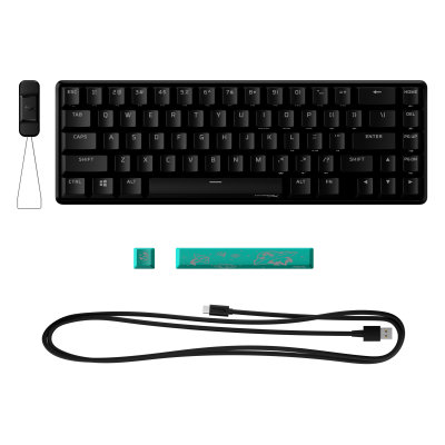 HyperX Alloy Origins 65 - Mechanical Gaming Keyboard - HX Aqua (56R64AA)