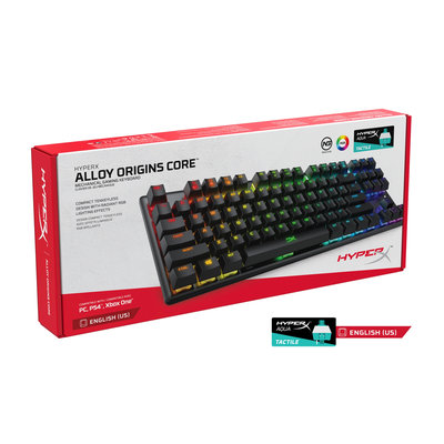 HyperX Alloy Origins Core - Mechanical Gaming Keyboard - HX Aqua (4P5P1AA)