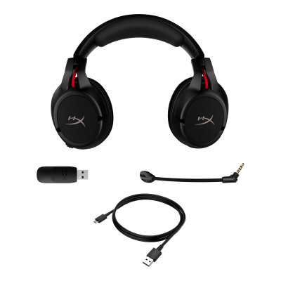 HyperX Cloud Flight - Wireless Gaming Headset (Black-Red) (4P5L4AM)