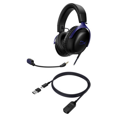 HyperX Cloud III - Gaming Headset (Black/Blue) (D0SX6AA)