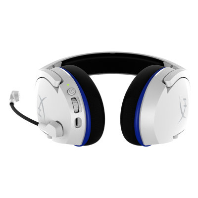 HyperX Cloud Stinger Core - Wireless Gaming Headset - PlayStation (White-Blue) (4P5J1AA)