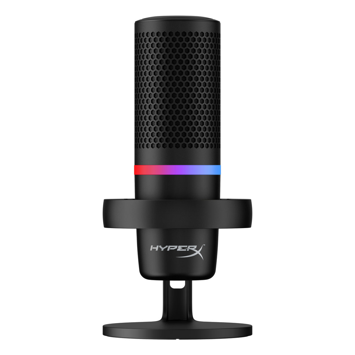 HyperX DuoCast - USB Microphone (Black) - RGB Lighting (4P5E2AA)