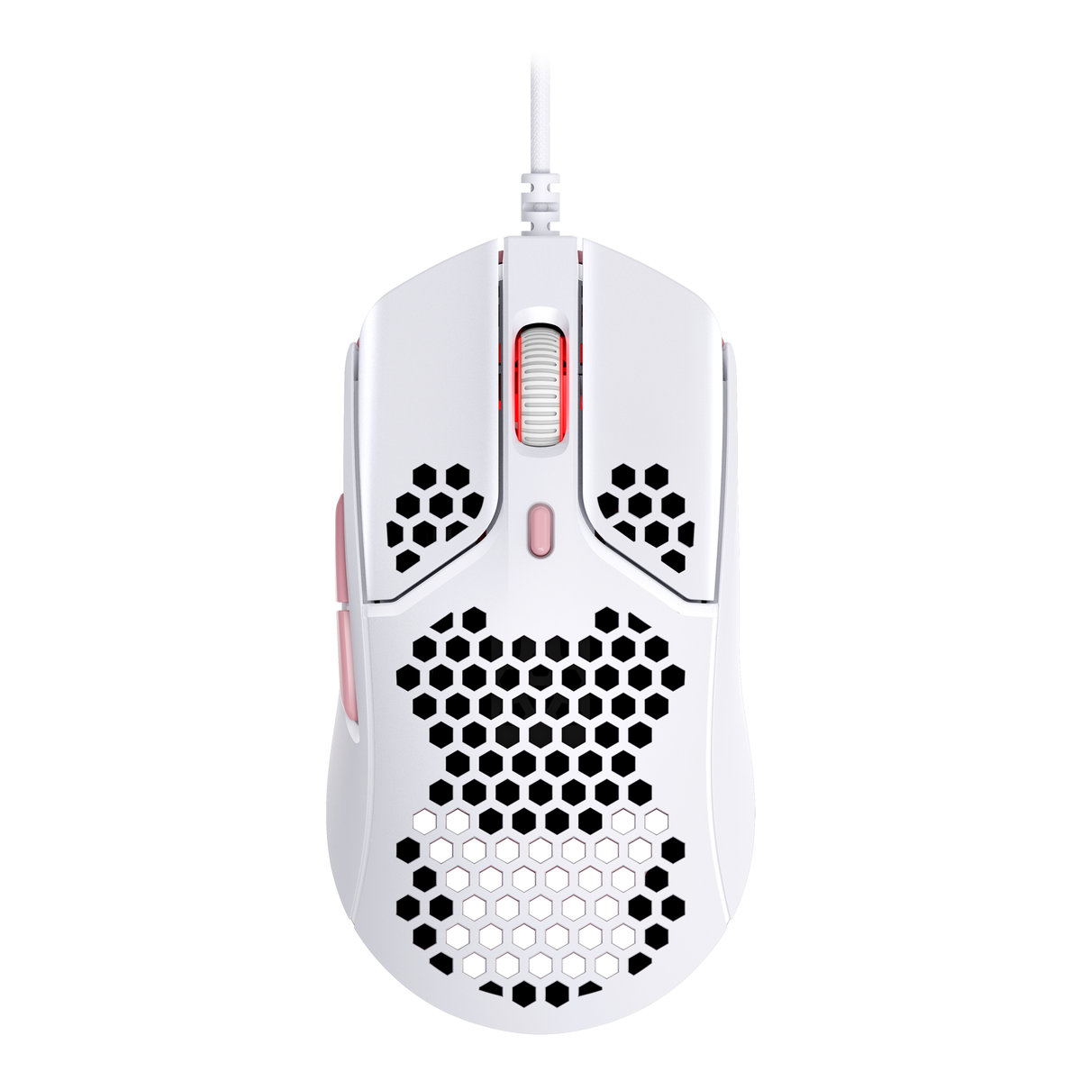 HyperX Pulsefire Haste - Gaming Mouse (White-Pink) (4P5E4AA)