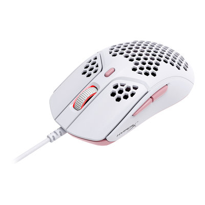 HyperX Pulsefire Haste - Gaming Mouse (White-Pink) (4P5E4AA)