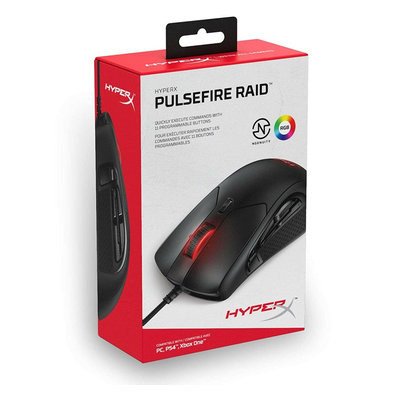 HyperX Pulsefire Raid - Gaming Mouse (Black) (4P5Q3AA)