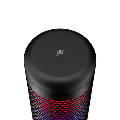 HyperX QuadCast S - USB Microphone (Black-Grey) - RGB Lighting (4P5P7AA)