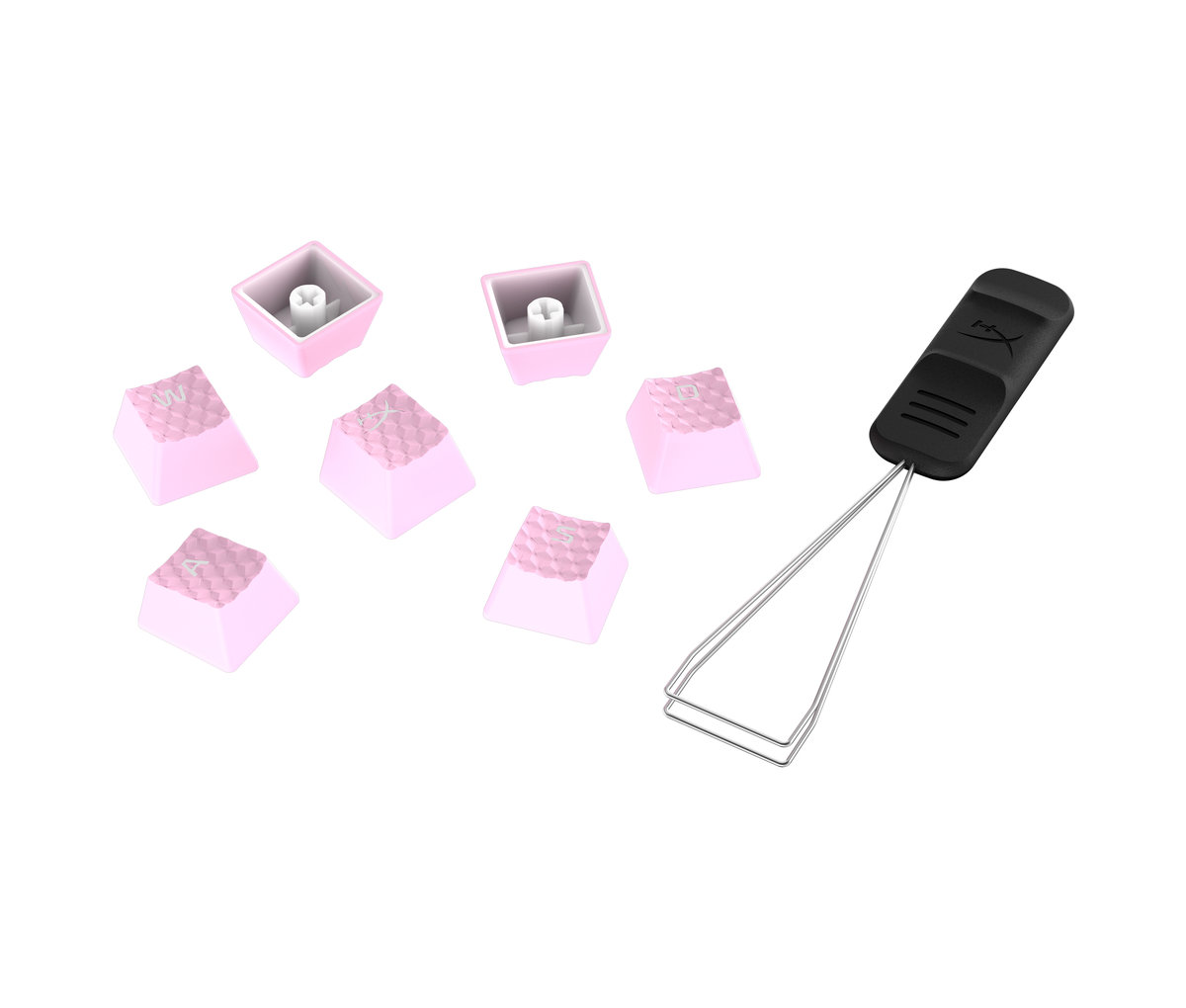 HyperX Rubber Keycaps - Gaming Accessory Kit - Pink (US Layout) (519U0AA)