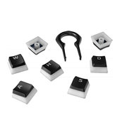 HyperX Pudding Keycaps - Full Key Set - PBT - Black (4P5P4AA)