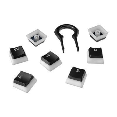 HyperX Pudding Keycaps -&nbsp;Full Key Set -&nbsp;PBT -&nbsp;Black (4P5P4AA)
