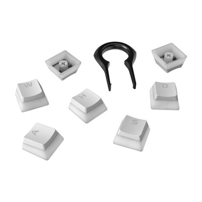 HyperX Pudding Keycaps - Full Key Set - PBT - White (4P5P5AA)