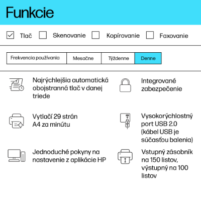 Hlavné prednosti