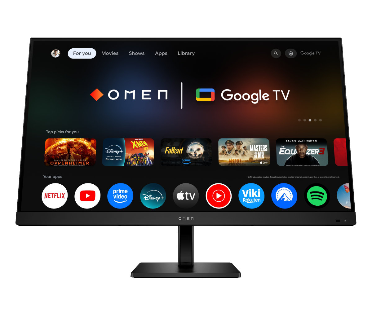 OMEN by HP 31,5&quot; UHD 144Hz Smart Gaming Monitor - OMEN 32x (99Z68E9)