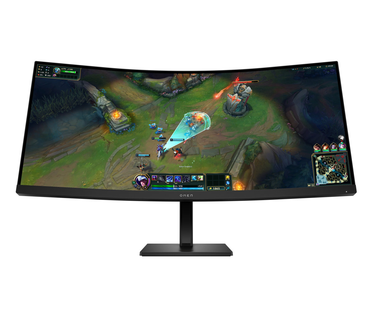 OMEN 34c G2 WQHD 180Hz Curved Gaming Monitor (AV4C1E9)