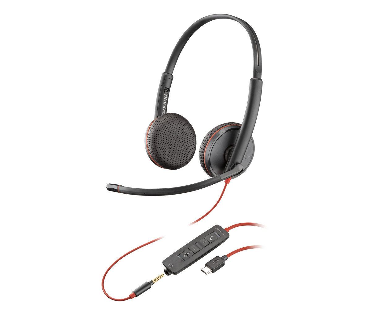 Poly Blackwire 3225 USB-C + 3,5 mm jack (209751-201)