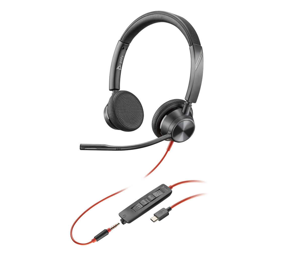 Poly Blackwire 3325 MS USB-C + 3,5 mm jack (76J22AA)