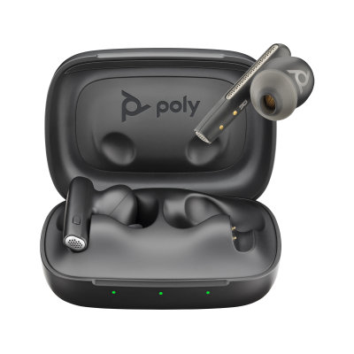 Poly Voyager Free 60 MS Carbon Black + BT700 USB-C (7Y8L8AA)