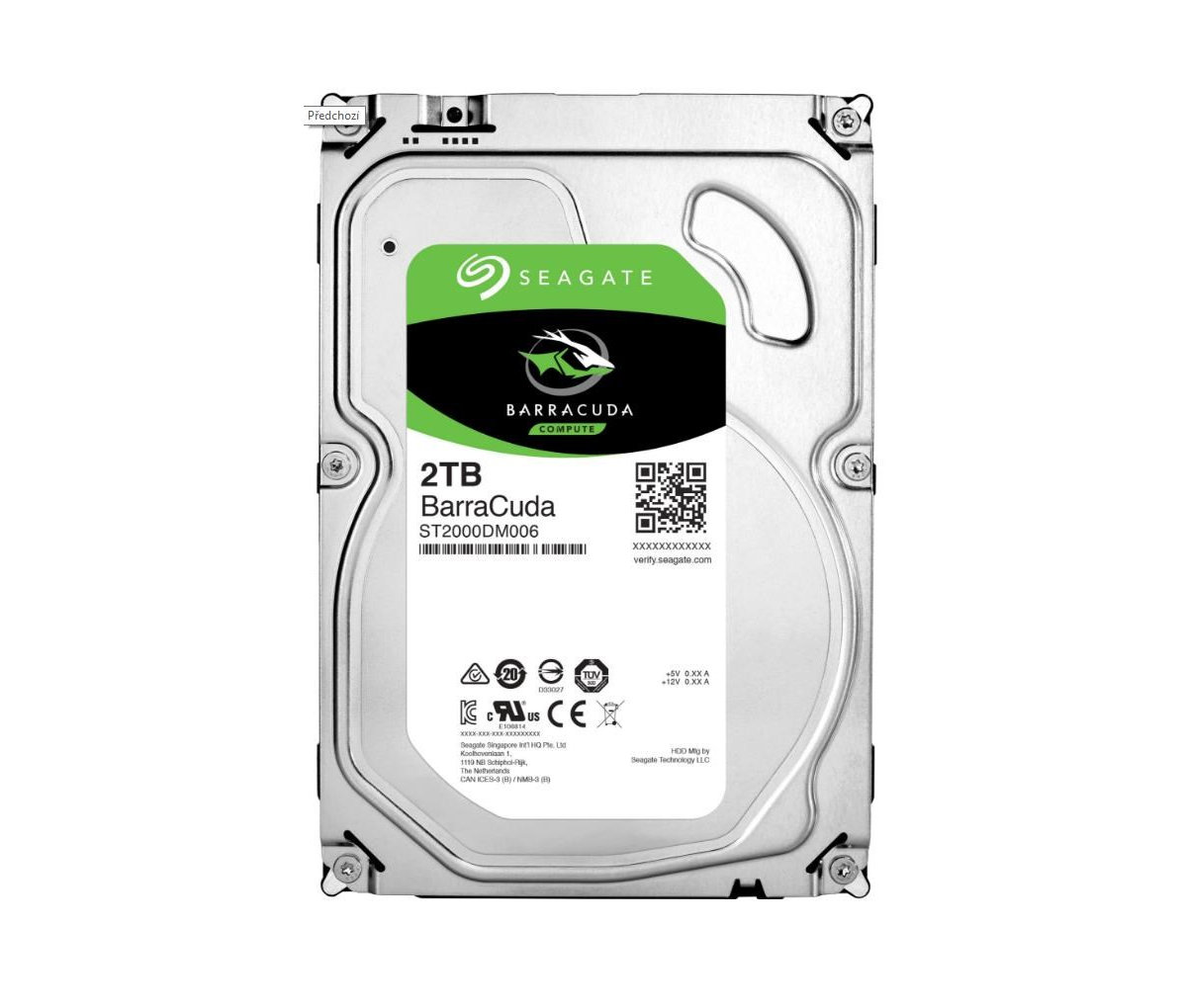 Pevný disk Seagate - 2 TB (ST2000DM008)