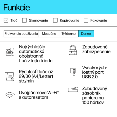 Hlavné prednosti