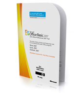 Microsoft Office Basic Edition 2007 Licencia/certifikát (RZ362A)