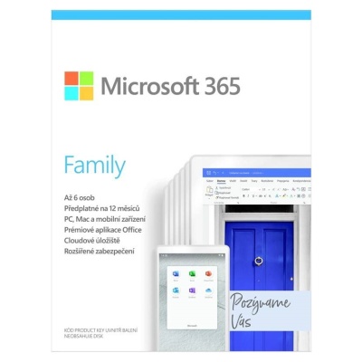 Microsoft 365 pre domácnosti CZ (6GQ-01147)