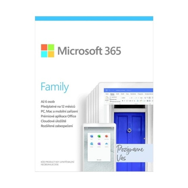 Microsoft 365 pre domácnosti CZ (6GQ-01147)