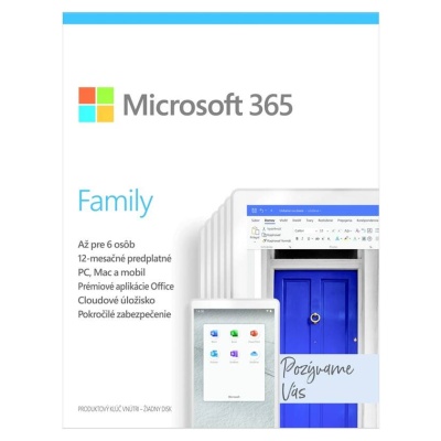 Microsoft 365 pre domácnosti SK (6GQ-01165)