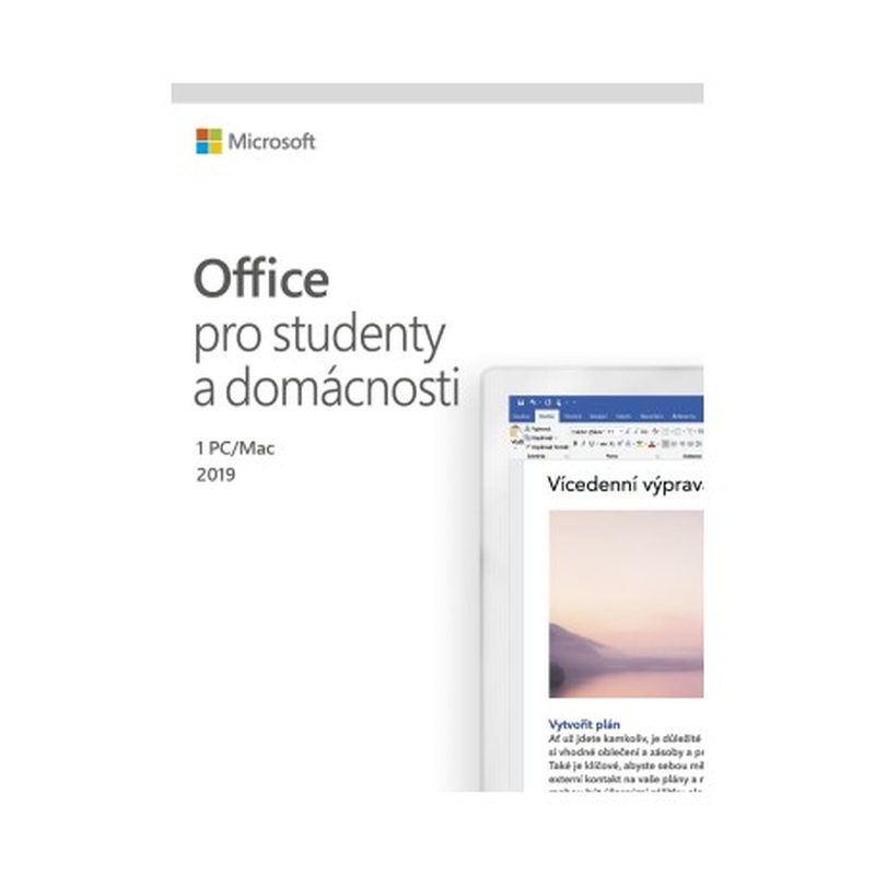 Office 2019 pre domácnosti a študentov CZ (79G-05146)