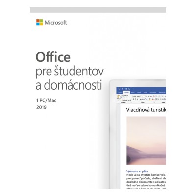 Office 2019 pre domácnosti a študentov SK (79G-05073)