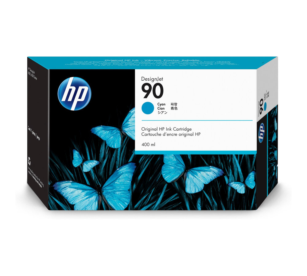 Atramentová náplň HP 90 - azurová (C5061A)