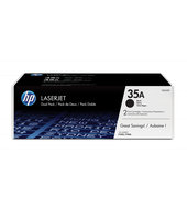 Toner HP 35A - čierny, dvojbalenie (CB435AD)