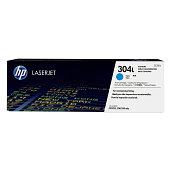 Toner HP 304L - azúrový (CC531L)