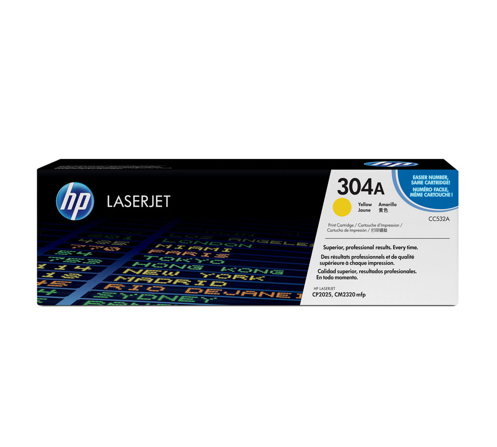 Toner HP 304A - žltý (CC532A)