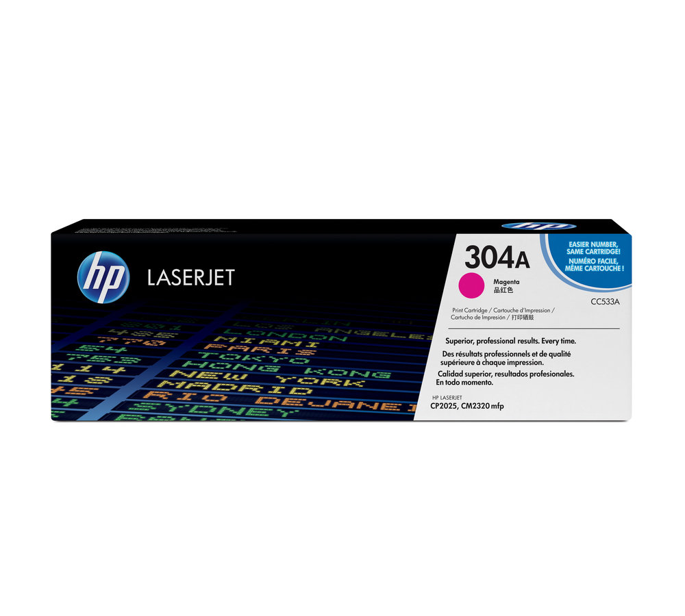 Toner HP 304A - purpurový (CC533A)