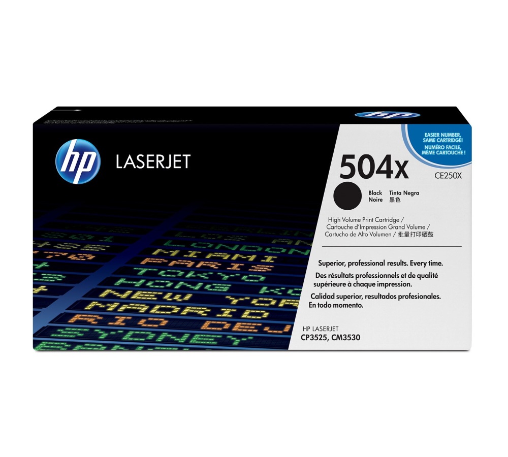 Toner HP 504X - čierny (CE250X)