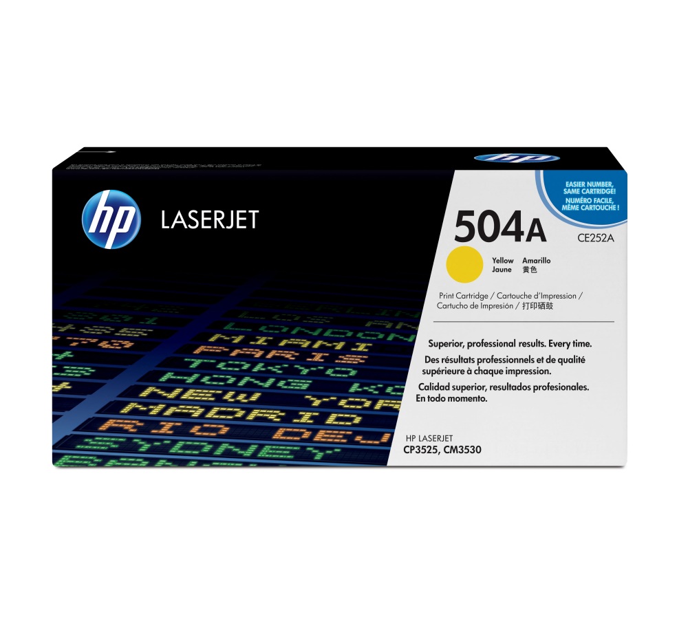 Toner HP 504A - žltý (CE252A)