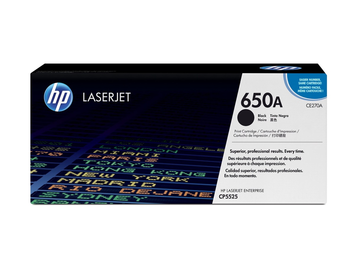 Toner HP 650A - čierny (CE270A)