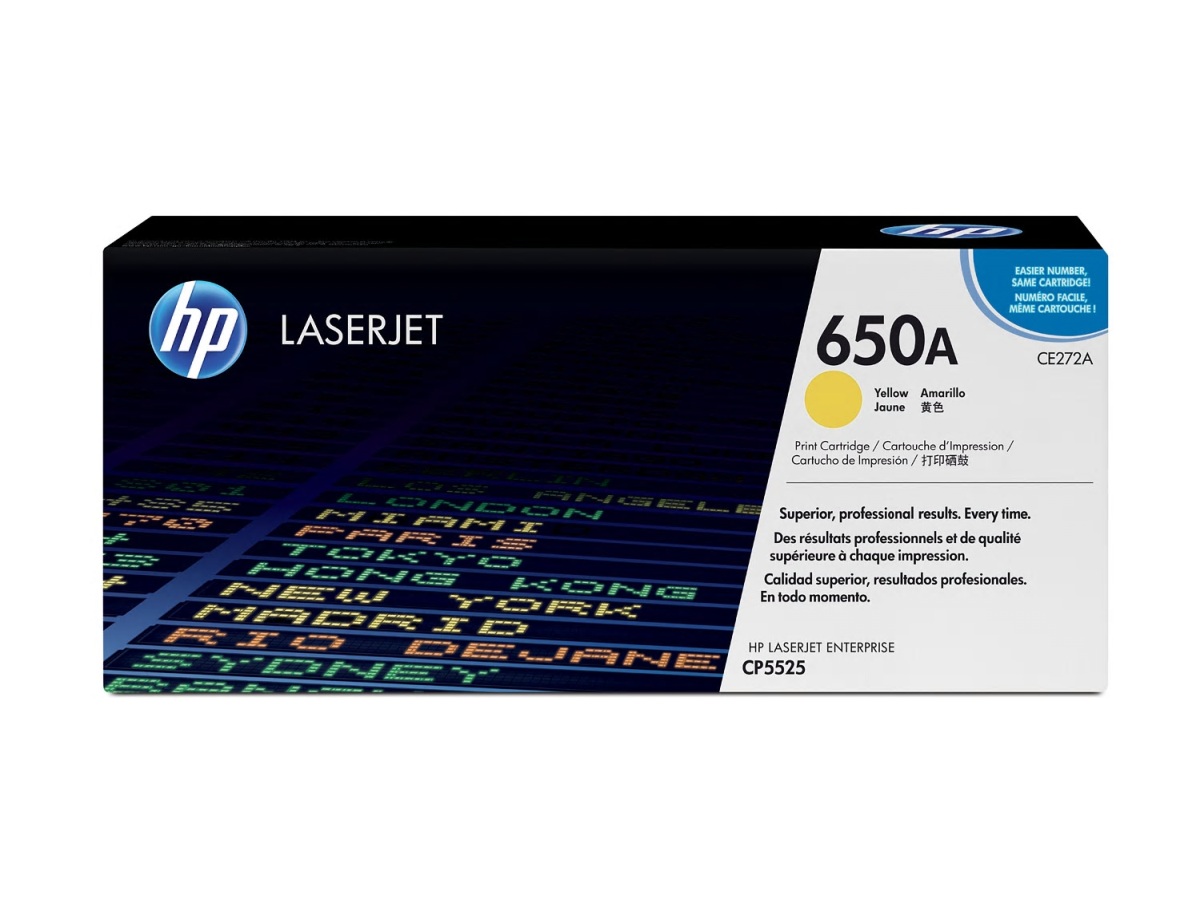 Toner HP 650A - žltý (CE272A)