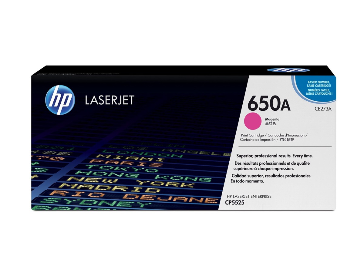 Toner HP 650A - purpurový (CE273A)