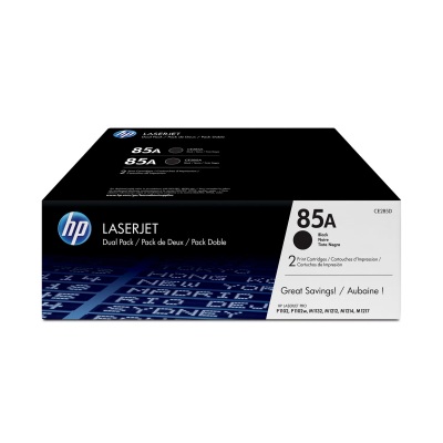 Toner HP 85A - čierny, dvojbalenie (CE285AD)