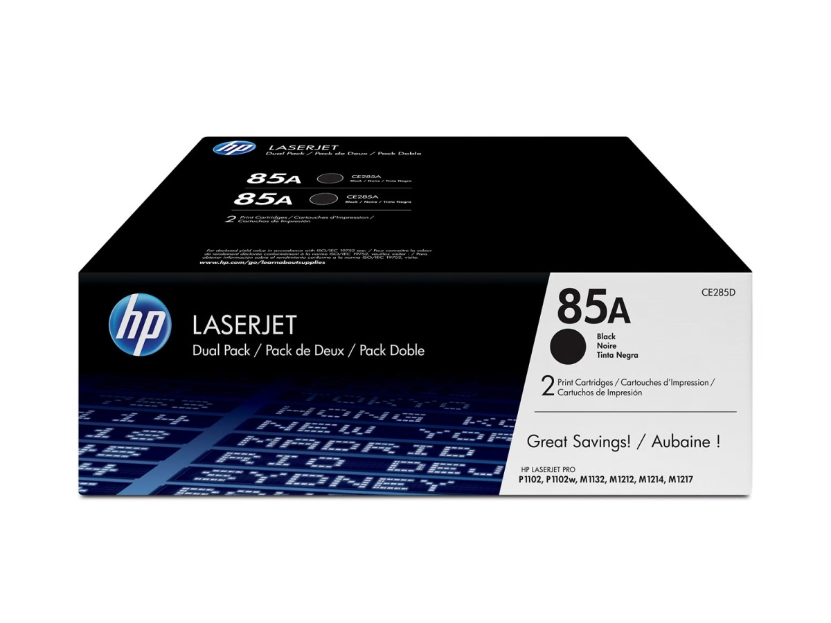 Toner HP 85A - čierny, dvojbalenie (CE285AD)