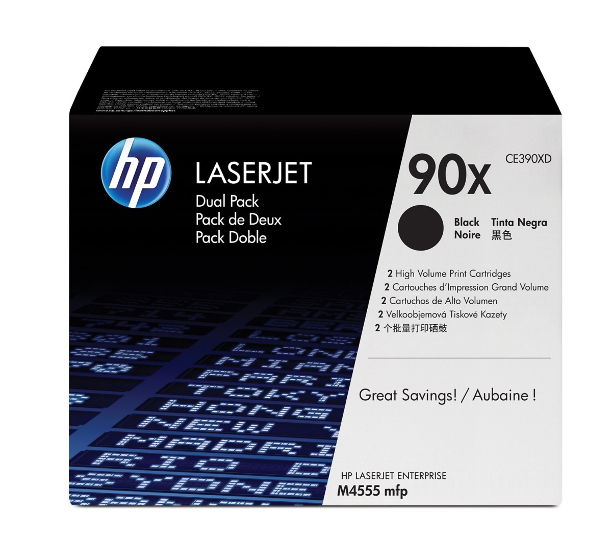 Toner HP 90X - čierny, dvojbalenie (CE390XD)