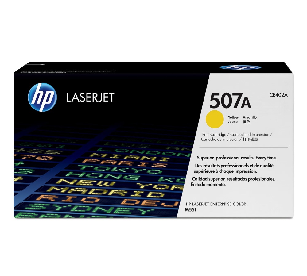 Toner HP 507A - žltý (CE402A)