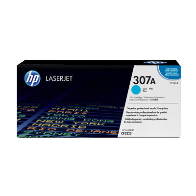 Toner HP 307A -&nbsp;azúrový (CE741A)