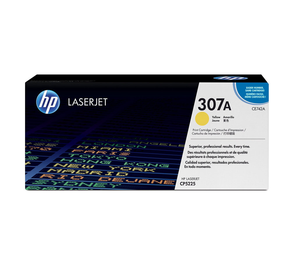 Toner HP 307A - žltý (CE742A)