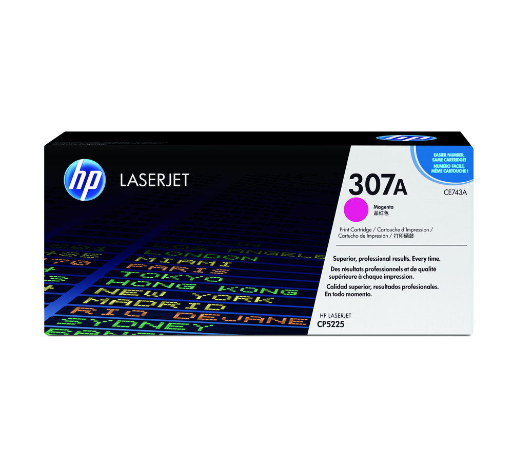 Toner HP 307A - purpurový (CE743A)