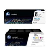 Toner HP 201X - azúrový, purpurový, žltý + HP 201X - čierny (CF253XM-CF400X)