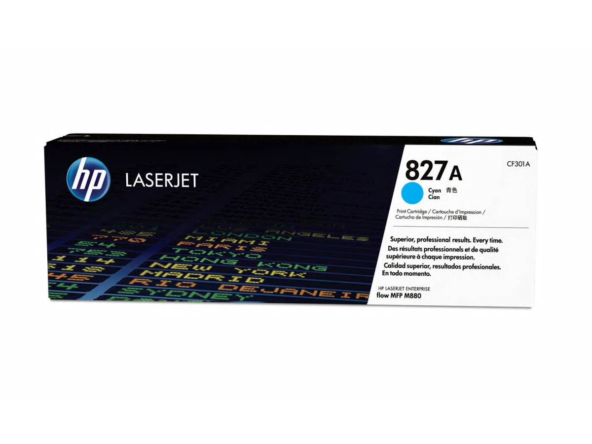 Toner HP 827A - azúrový (CF301A)