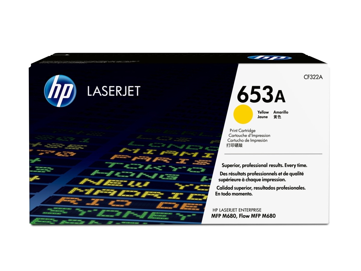 Toner HP 653A - žltý (CF322A)