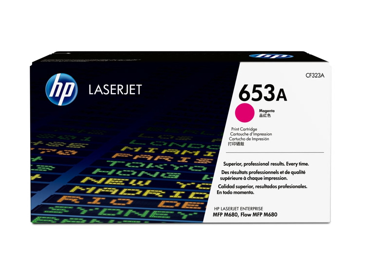 Toner HP 653A - purpurový (CF323A)