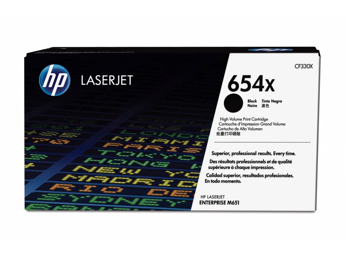 Toner HP 654X - čierny (CF330X)